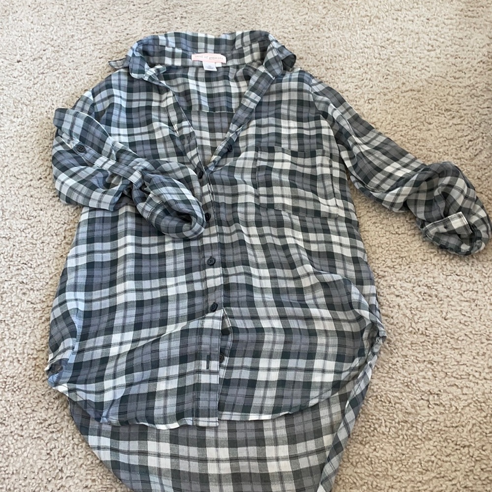 Sheer flannel